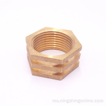 Nuts Hexagonal Customized Brass